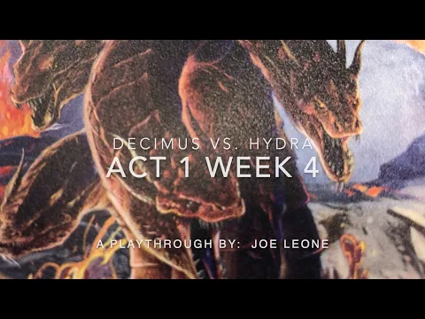 Hoplomachus Victorum Act 1 Week 4