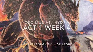 Hoplomachus Victorum Act 1 Week 4
