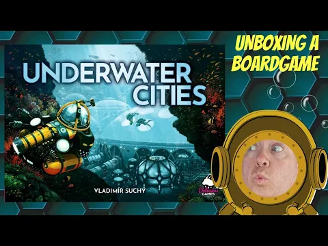 Underwater Cities with all upgraded BGG bits and folded space insert - A Big Unboxing