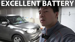2015 Kia Soul 27 kWh degradation test with warm battery