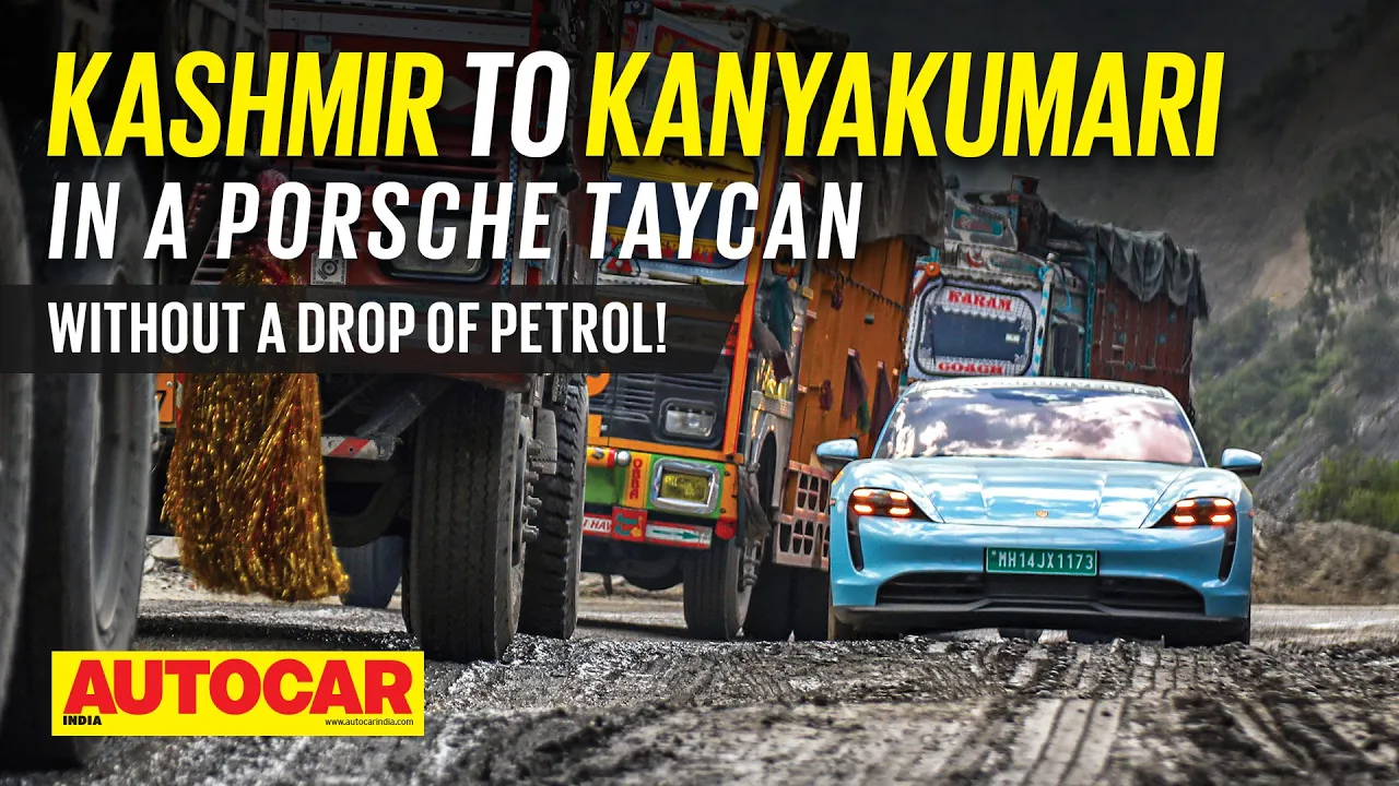 Kashmir to Kanyakumari in a Porsche Taycan - Ep1: EV = Electric Voyage | Feature | Autocar India