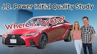 Some big surprises this year! // 2025 J.D. Power Initial Quality Study