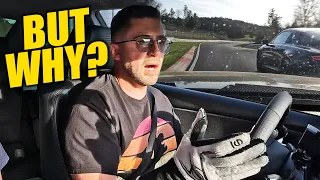 He Almost Pushed Me OFF THE TRACK!