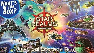 STAR REALMS Deck Building Game Universal Storage Box Unboxing