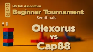 Olexorus vs Cap88 - 2023 Q3 Beginner Tak Tournament Semifinals - Live Commentary - Game 1