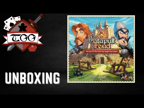 Catapult Feud Board Game Unboxing