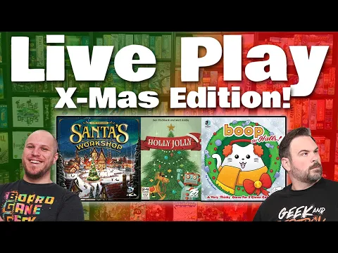 Santa's Workshop, Boop the Halls, & Holly Jolly Play Through | The Game Haus Live