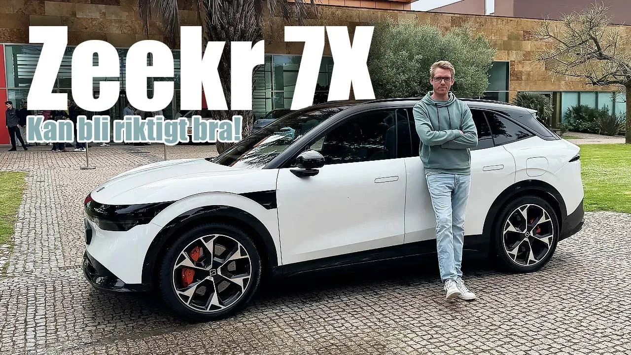 Provkörning av nya Zeekr 7X: "Kan bli riktigt bra..."