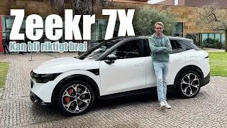 Provkörning av nya Zeekr 7X: "Kan bli riktigt bra..."