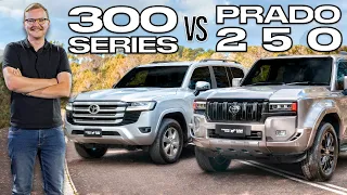 Is A V6 Worth $40K More? (Toyota Land Cruiser 300 Series vs Prado 250 Series 2025 Comparison Review)