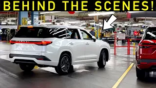 INSIDE the Grand Highlander & Lexus TX FACTORY! -- Toyota Indiana Plant Production Line Tour!