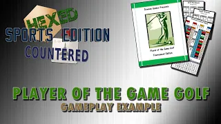 Player of the Game Golf (Downey Games) - Play Example