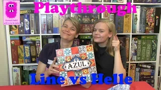 Playthrough of Azul, Line vs Helle