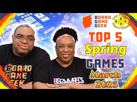 Top 5 Games for March 2025 - Top 5's w/ Our Family Plays Games