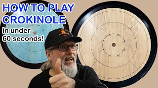 How to Play Crokinole in under 60 seconds | This is an amazing game that everyone will want to play!