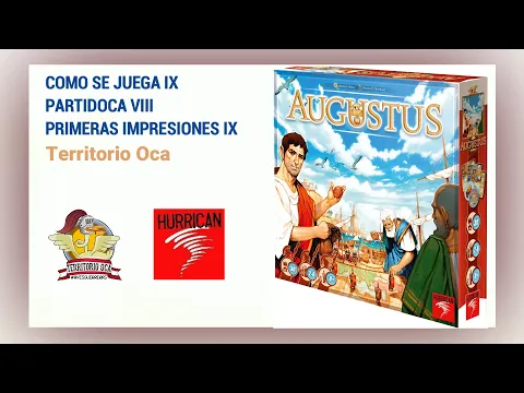 🔴 COMO JUGAR, PARTIDA y PRIMERAS IMPRESIONES 01 X 09 RISE OF AUGUSTUS (Asmodeé) juego de mesa 🔴