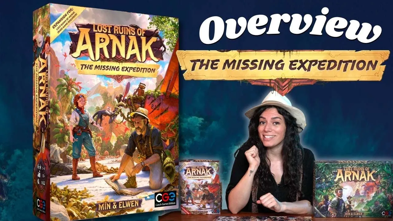 EXPANSION OVERVIEW - Lost Ruins of Arnak : The Missing Expedition