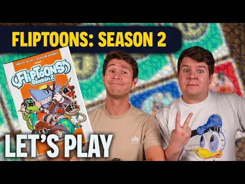 FlipToons: Season 2 | Casting the BEST Animated Show! | 2-Player Board Game Playthrough