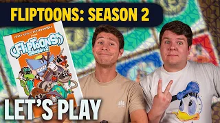FlipToons: Season 2 | Casting the BEST Animated Show! | 2-Player Board Game Playthrough