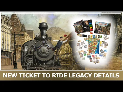 New Ticket To Ride Legacy Details Announced At Gen Con