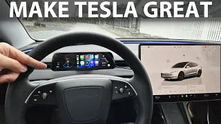 S3XY Dash for Tesla - Fully customizable Android Auto/Carplay, OTA, Canbus data, speedo and more
