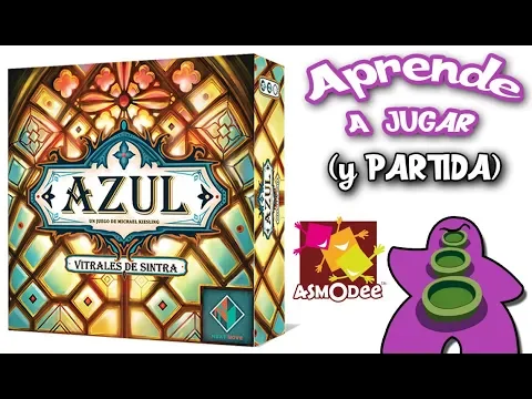Azul Vitrales de Sintra - Cómo se juega - Tutorial y Partida - Juego de Mesa
