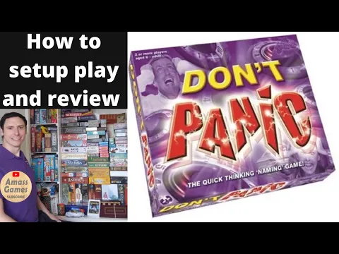 Don't Panic #howtoplay #review #boardgame #tabletop AmassGames #bgg #trivia #kids #party #games