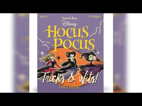 HOW TO PLAY Disney Hocus Pocus Tricks & Wits Card Game