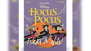 HOW TO PLAY Disney Hocus Pocus Tricks & Wits Card Game