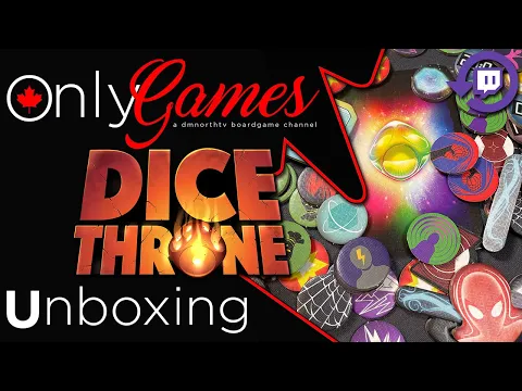 Marvel Dice Throne Kickstarter Unboxing - Twitch Replay