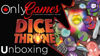 Marvel Dice Throne Kickstarter Unboxing - Twitch Replay