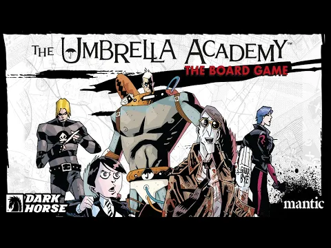 The Umbrella Academy The Board Game by Mantic, River Horse and Dark Horse Full Unboxing.