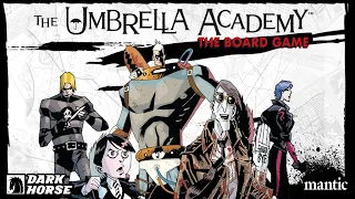 The Umbrella Academy The Board Game by Mantic, River Horse and Dark Horse Full Unboxing.