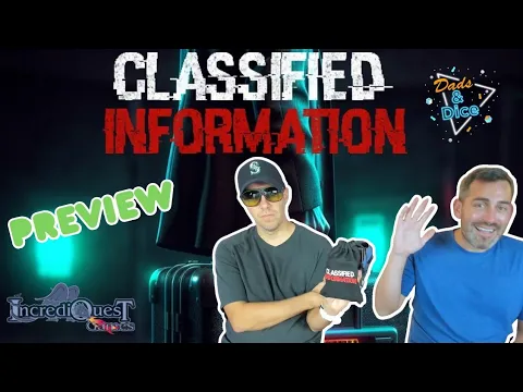 Classified Information | Kickstarter Preview | IncrediQuest Games