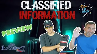 Classified Information | Kickstarter Preview | IncrediQuest Games