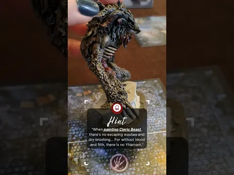 Painting Cleric Beast - Bloodborne with Lotus & Mildy Cat