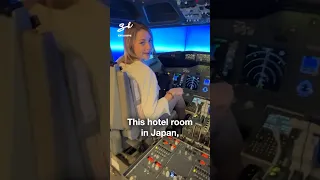 Fly anywhere in the world whilst in the comfort of your hotel room! 😱✈️ #flightsimulator #airplane