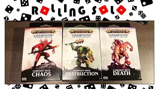 Warhammer Age of Sigmar: Champions | Campaign Decks & Booster Box | Unboxing