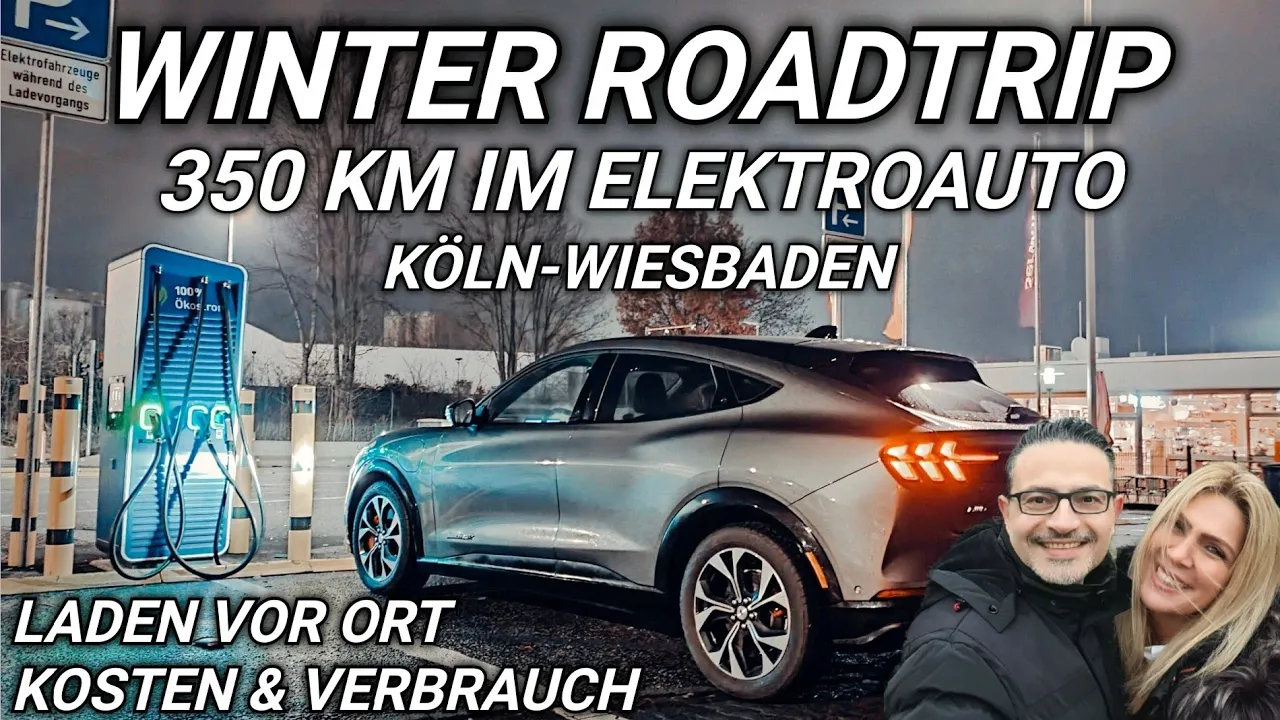 Wiesbaden im E Auto Ladekosten - Zeit - Verbrauch Mustang MachE #elektroauto #ford