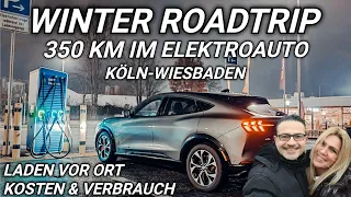 Wiesbaden im E Auto Ladekosten - Zeit - Verbrauch Mustang MachE #elektroauto #ford