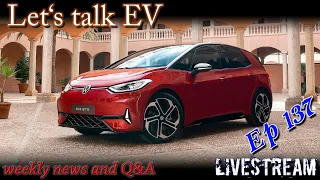 (live) Let's talk EV - What do you think about the VW Id.3 GTX?