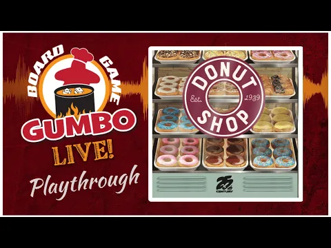 Donut Shop - Kickstarter preview and playthrough (3p)