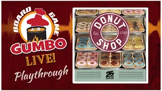 Donut Shop - Kickstarter preview and playthrough (3p)