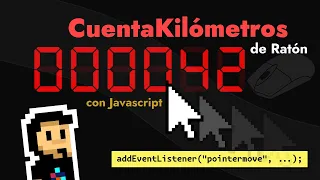 CuentaKilómetros de ratón con Javascript