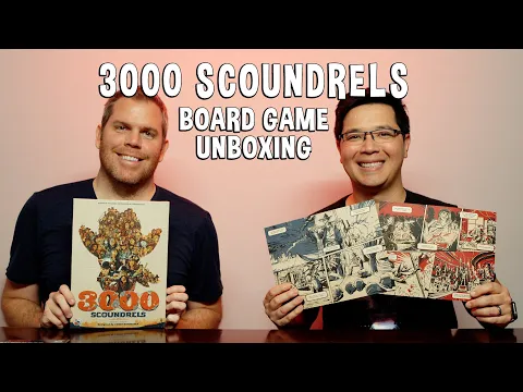 Unboxing 3000 Scoundrels - A Western, Card Layering Board Game