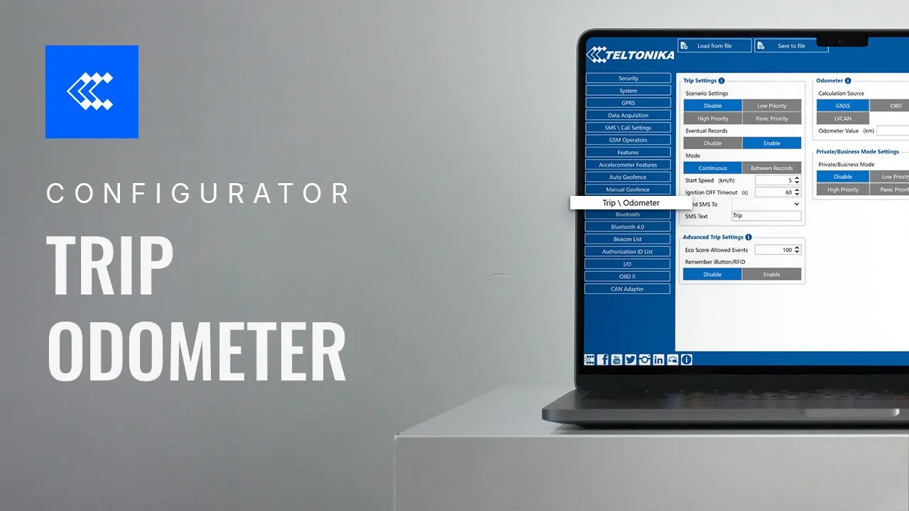 Teltonika Configurator | Trip Odometer | Teltonika image