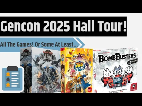 Gencon Hall Tour 2025 - Cat Tower, Slay the Spire, Gatsby, Tag Team & More!