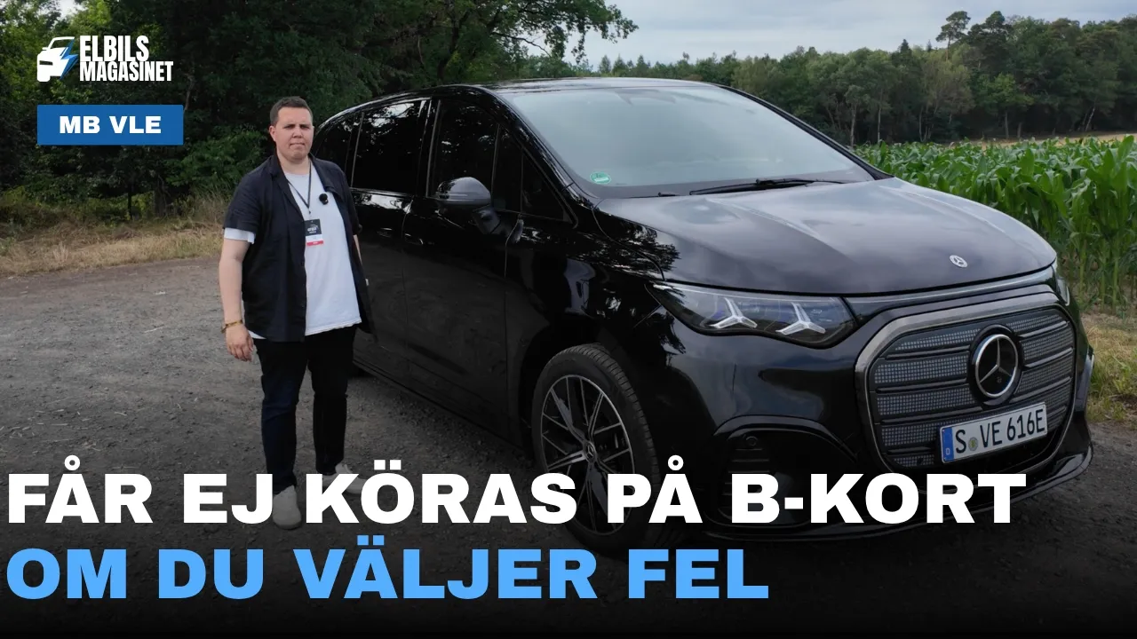 Provkör nya Mercedes VLE | Börjar på 1 miljon kronor