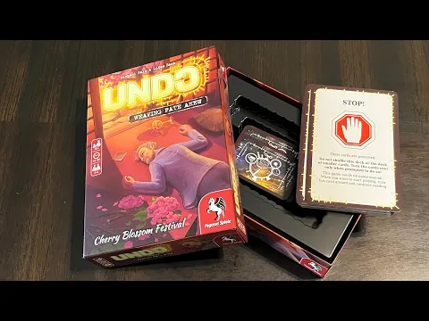 UNDO: Cherry Blossom Festival (Pegasus Spiele) - Unbox with NO SPOILERS