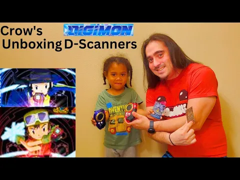 Crow's unboxing Digimon D Scanners Blue & Red